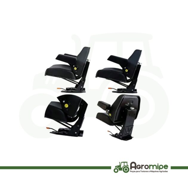 BANCO ASSENTO (VERSÃO LUXO - ESPUMA ALTA E CONFORTÁVEL) TRATOR MASSEY FERGUSON - VALTRA - NEW HOLLAND - Imagem 8