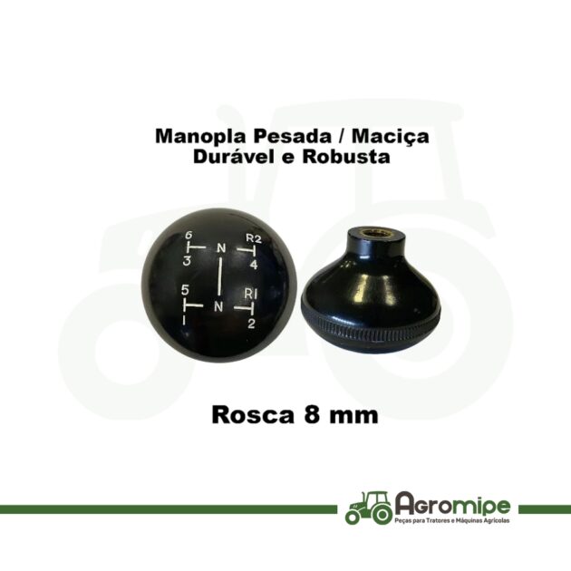 MANOPLA BOLA ALAVANCA DE CAMBIO (BAQUELITE - MANOPLA MACIÇA DE ALTA QUALIDADE) - CBT 1000 / 1105 / 2100 / 2105 / 2600 - 0600703001 - Imagem 8