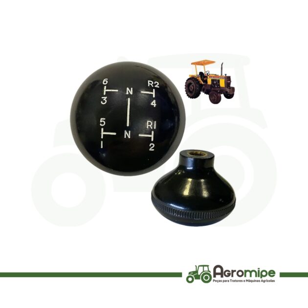 MANOPLA BOLA ALAVANCA DE CAMBIO (BAQUELITE - MANOPLA MACIÇA DE ALTA QUALIDADE) - CBT 1000 / 1105 / 2100 / 2105 / 2600 - 0600703001